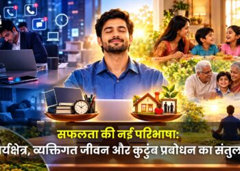 सफलता की नई परिभाषा: कार्यक्षेत्र, व्यक्तिगत जीवन और कुटुंब प्रबोधन का संतुलन