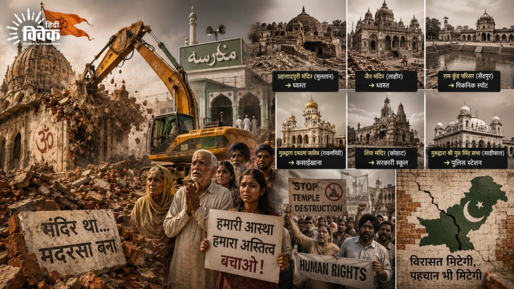 पाकिस्तान में हिंदू-सिख देवस्थलों का क्रमिक विनाश