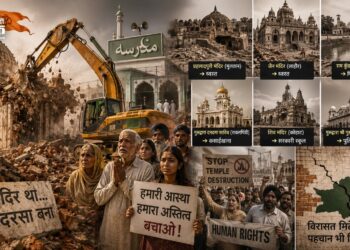 पाकिस्तान में हिंदू-सिख देवस्थलों का क्रमिक विनाश