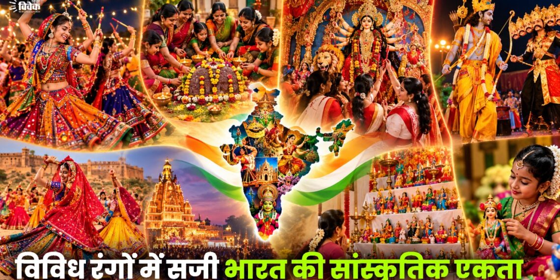 विविध रंगों में सजी भारत की सांस्कृतिक एकता