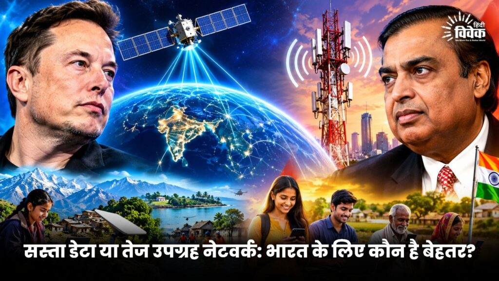 सस्ता डेटा या तेज उपग्रह नेटवर्क: भारत के लिए कौन है बेहतर?