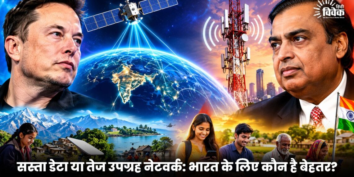 सस्ता डेटा या तेज उपग्रह नेटवर्क: भारत के लिए कौन है बेहतर?
