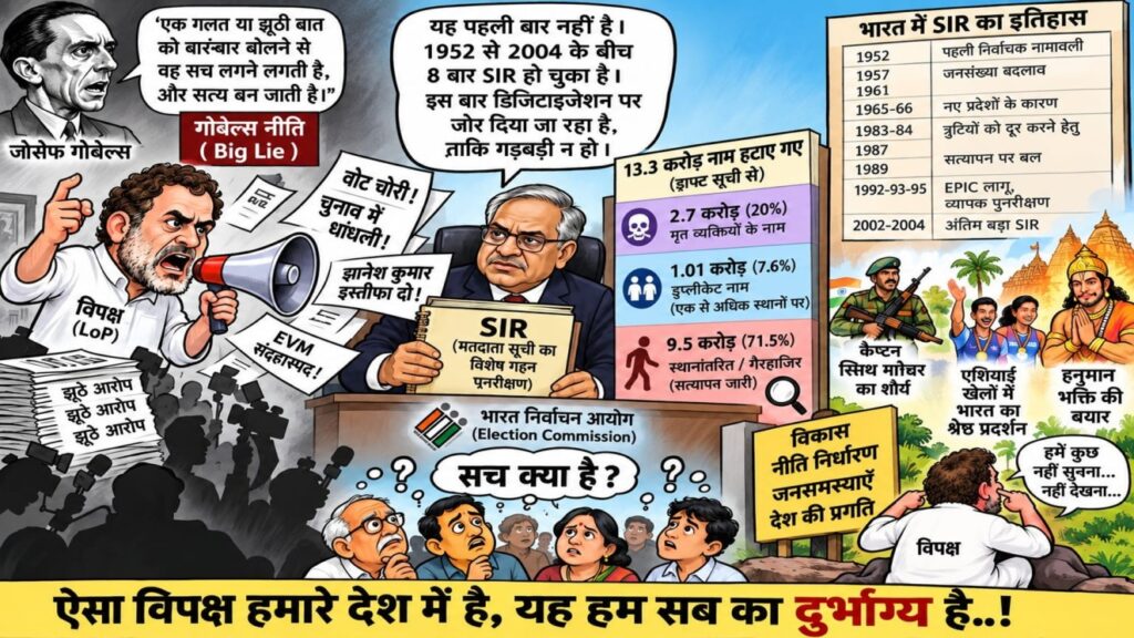 अपने देश का दुर्भाग्य..!