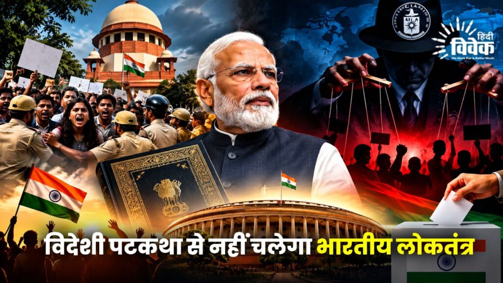 विदेशी पटकथा से नहीं चलेगा भारतीय लोकतंत्र
