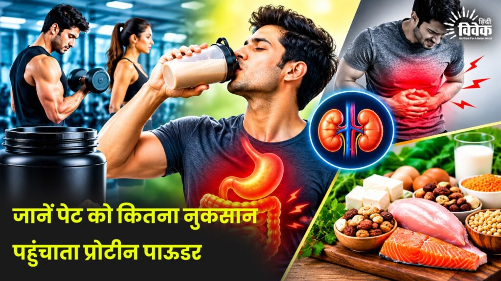 जानें पेट को कितना नुकसान पहुंचाता प्रोटीन पाऊडर